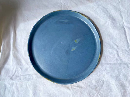 Assiette - ⌀25 cm - Grès Doux - Bleu Gris