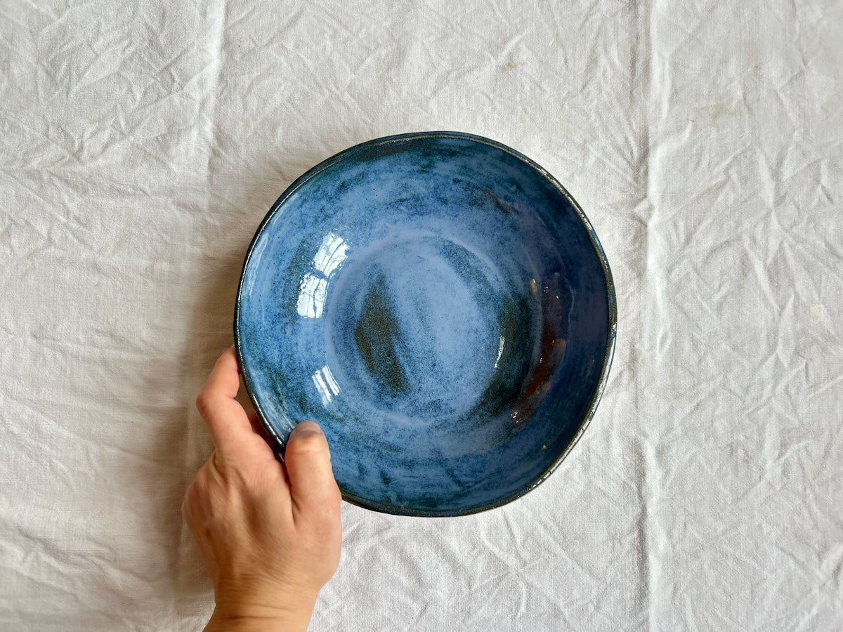 Assiette creuse - ⌀20*5 cm - Grès Doux - Bleu Lunaire