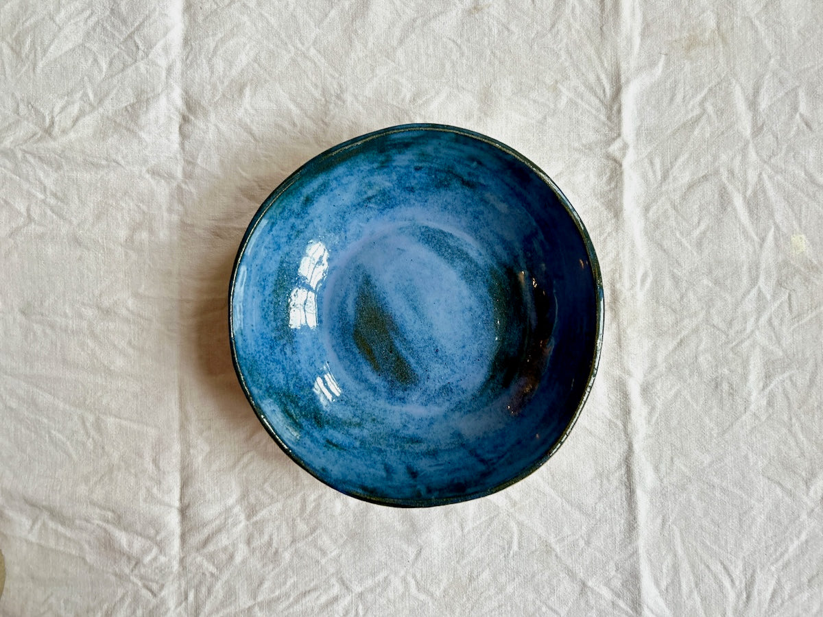 Assiette creuse - ⌀20*5 cm - Grès Doux - Bleu Lunaire