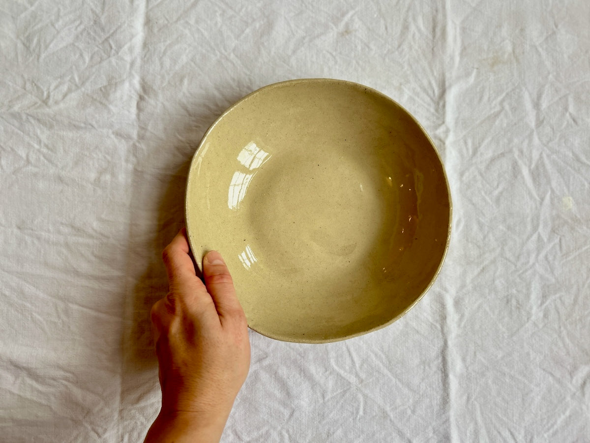 Assiette creuse - ⌀20*5 cm - Grès Doux - Transparent