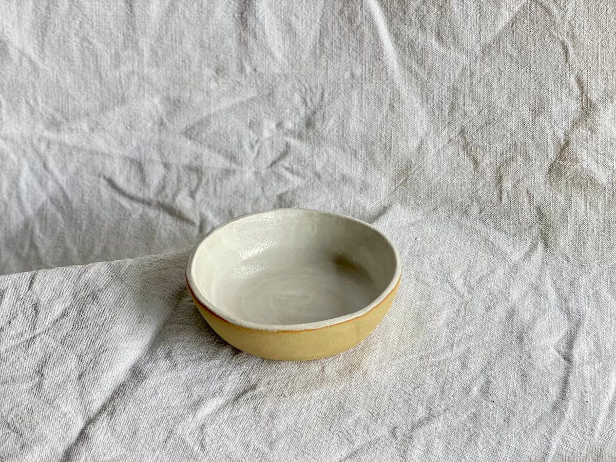 Bol - ⌀12 cm - Grès Doux - Blanc Satiné