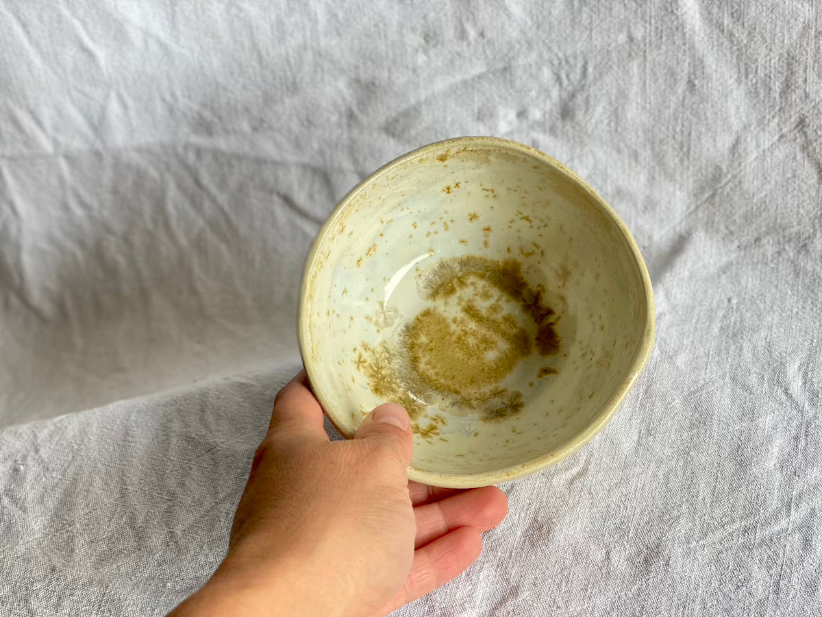 Bol - ⌀14*5 cm - Grès Doux - Blanc Lunaire