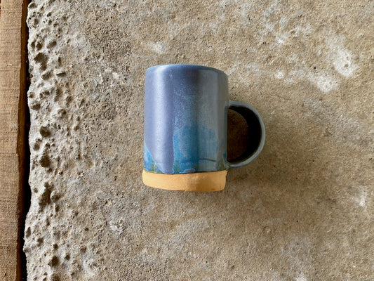 Coffee or tea mug - Soft Warm Clay - Grey Blue