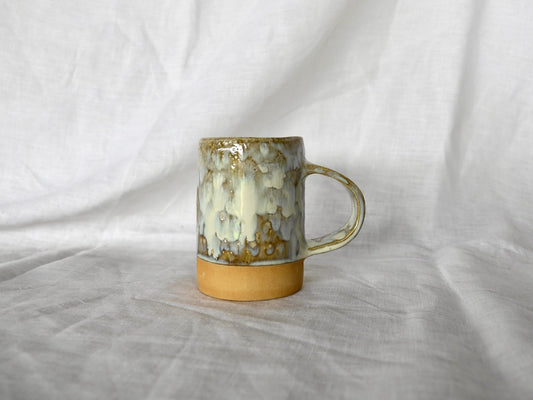 Coffee or tea mug - Soft Warm Clay - Dark Lunar White