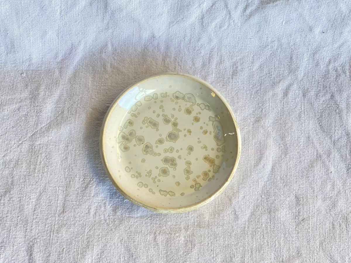 Coupelle ronde - ⌀11 cm - Grès Doux - Blanc Lunaire