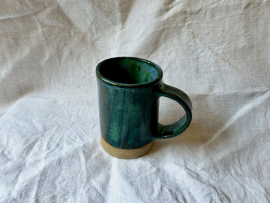 Mug - Grès Gris - Vert Lunaire Foncé