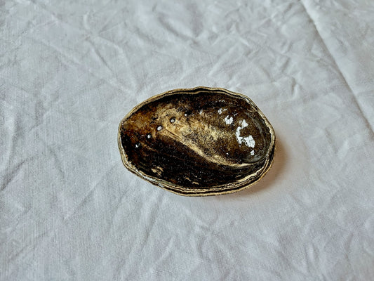 Ormeau - Grès Nerikomi Noir & Blanc