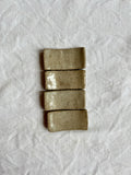 Porte-couteaux / Porte-baguettes - Grès Gris – Blanc Mat & Transparent