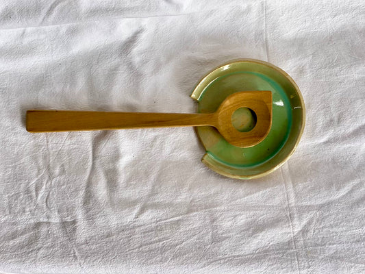 Repose-spatule - Grès Doux - Vert Céladon