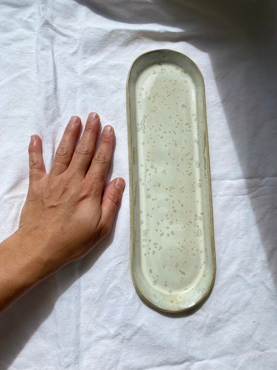 Plateaux Gigognes x3 - Grès Doux - Blanc Lunaire