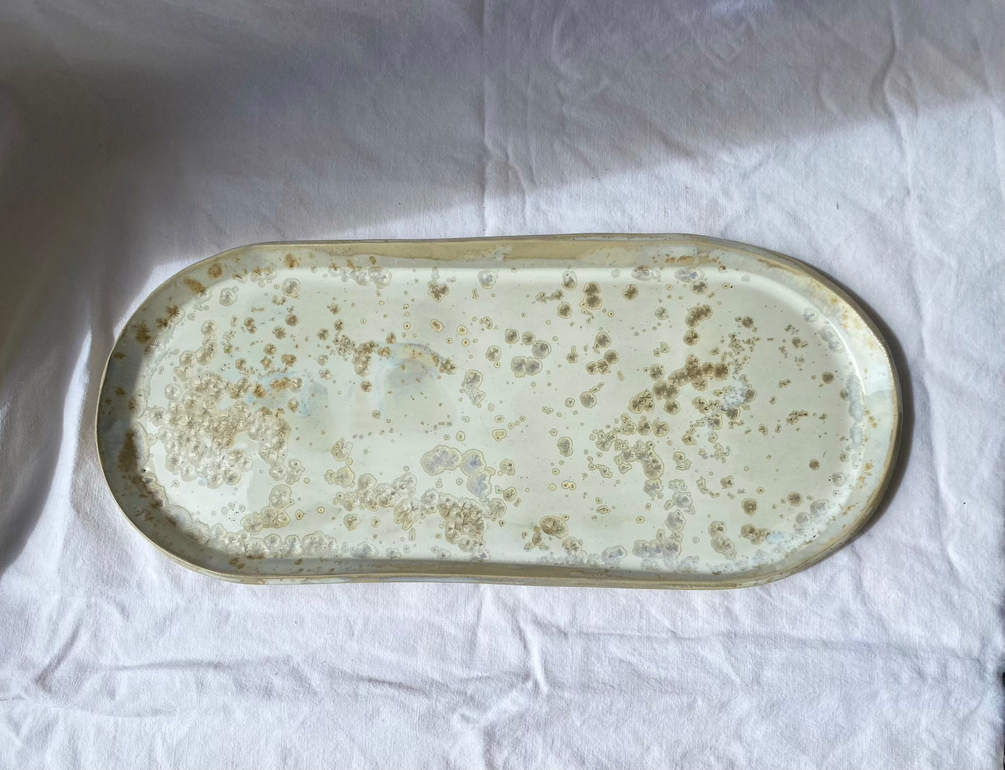 Plateaux Gigognes x3 - Grès Doux - Blanc Lunaire