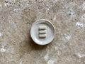 Porte-savon - Rond - Grès Doux - ⌀11 cm - Blanc Lunaire