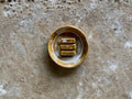 Porte-savon - Rond - Grès Roux - ⌀11 cm - Blanc Lunaire