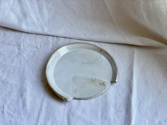 Repose-spatule - Grès Doux - Blanc Gloss