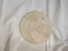 Cargar imagen en el visor de la galería, my-hungry-valentine-ceramics-cheeseboard-nt-cream-striped-design-2-top
