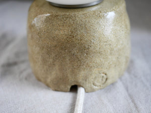 Table Lamp - Pebble with matt glass globe - Sandy Clay - Medium - Various colours