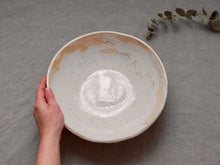 Load image into Gallery viewer, my-hungry-valentine-ceramics-studio-bowl-fruit-nt-lunarwhite-top-hand
