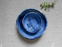 Cargar imagen en el visor de la galería, my-hungry-valentine-ceramics-studio-bowls-breakfast-noodle-nt-cloudyblue-top-stacked

