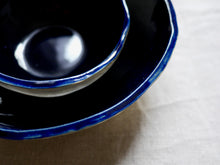 Load image into Gallery viewer, Breakfast bowl - 14*5 cm - Soft clay - Midnight Blue
