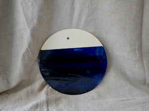 Round aperitif platter / cheese board - 22 cm - Midnight Blue