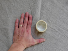 Load image into Gallery viewer, my-hungry-valentine-ceramics-studio-egg-cup-bg-lunarwhite-side-top-hand
