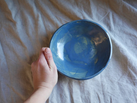 Food bowl - ⌀18 cm - Grey Blue