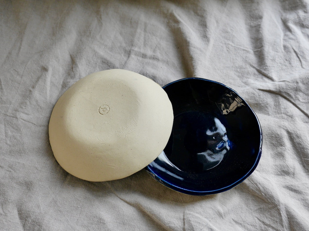 Pasta plate - ⌀19 cm - Soft Clay - Midnight Blue