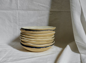 Pasta plate - 19 cm - Sandy clay - Cloudy Beige