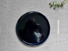 Load image into Gallery viewer, my-hungry-valentine-ceramics-studio-plate-25-midnightblue-top
