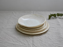 Load image into Gallery viewer, my-hungry-valentine-ceramics-studio-set-4-pieces-nt-transparent-25-21-18-pasta-plates-stacked-side
