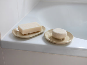 Soap dish - Round - Transparent