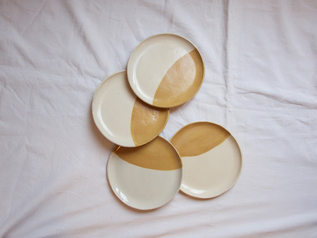 myhungryvalentine-studio-ceramics-brightside-small-starter-plate-18-saffronyellow-cream-group-top-2